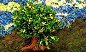 lemon art flowers bellagio2
